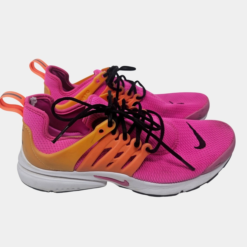 Nike Air Presto Hyper Pink Orange Womens Running Shoes 878068-607 Size 8